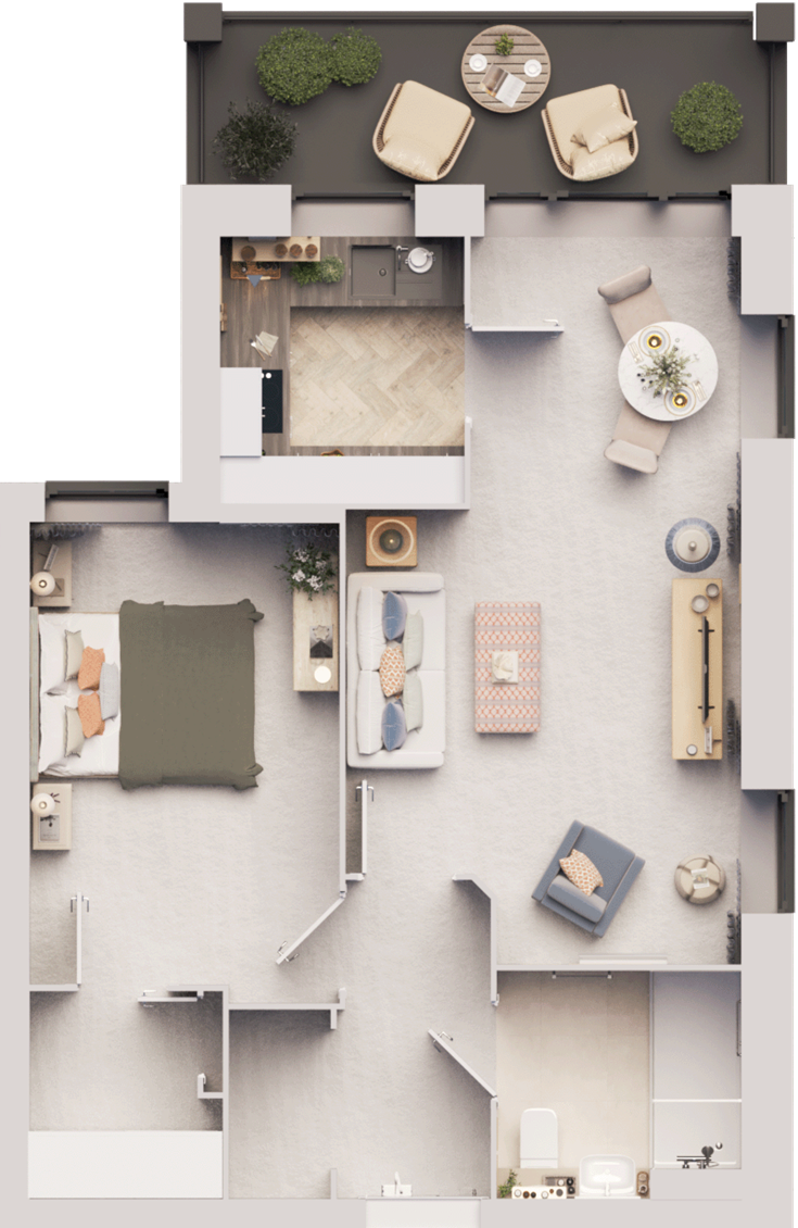 Apartment 14 floor plan