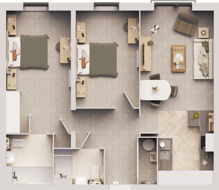 Apartment 22 floor plan