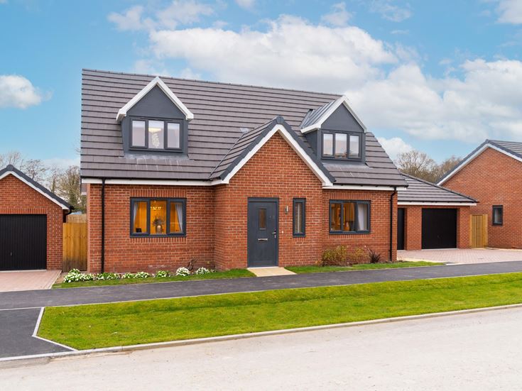a large brick house