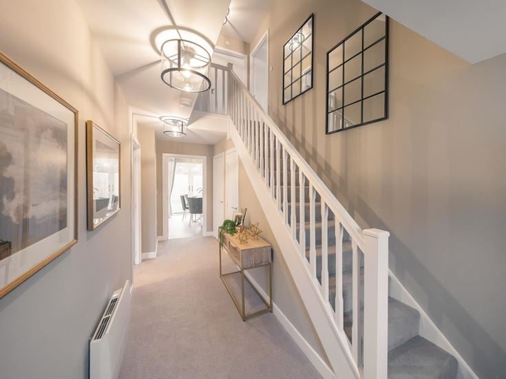 a staircase in a house