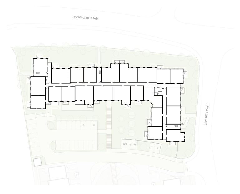 Apartment 29 position on diagram, engineering drawing. Available.