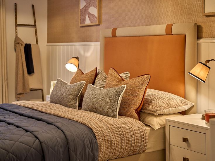 A typical bedroom at Juliette House