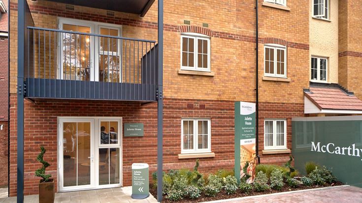 Exterior view of the Show apartments at Juliette House