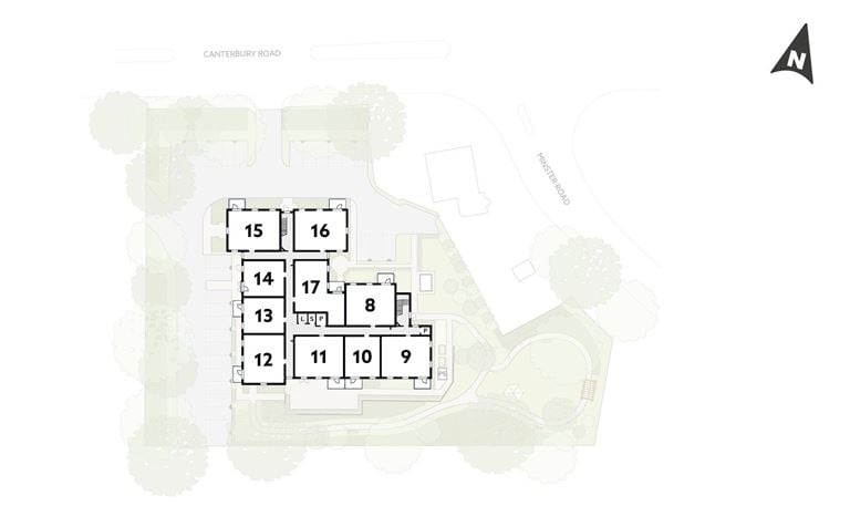Apartment 8 position on diagram. Available.