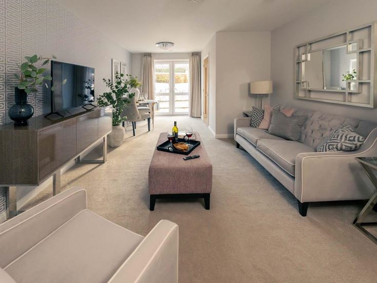 Kings Scholars Court Living Room