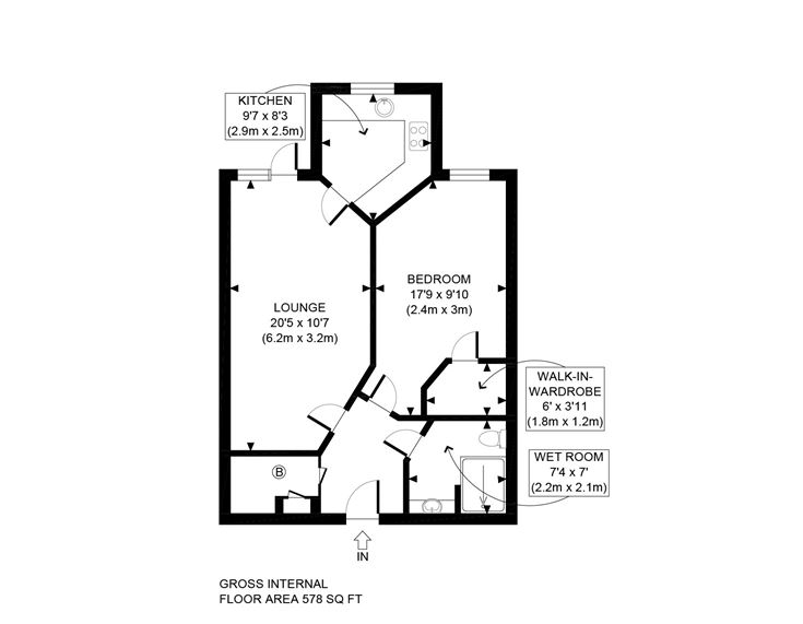 Apartment 2 floor plan