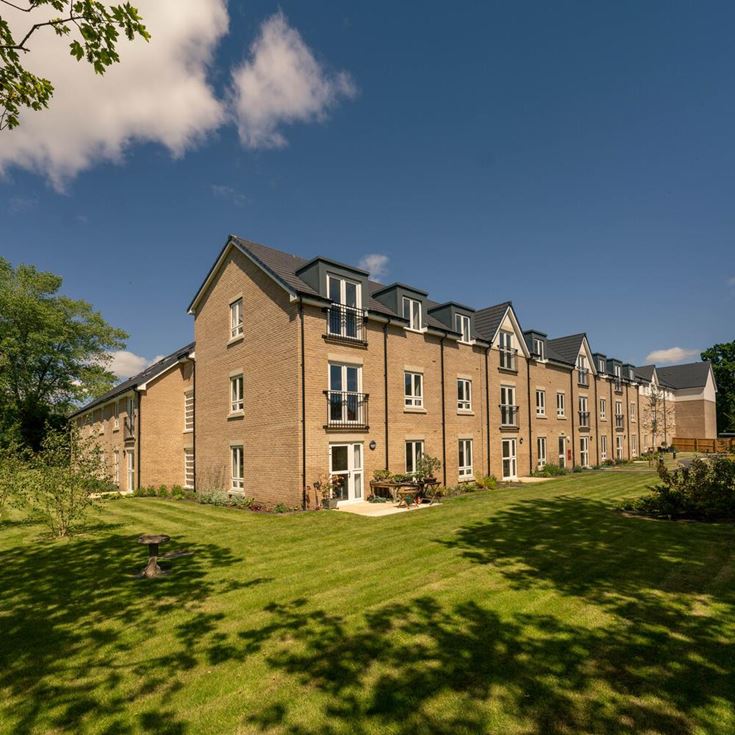 a large brick house
