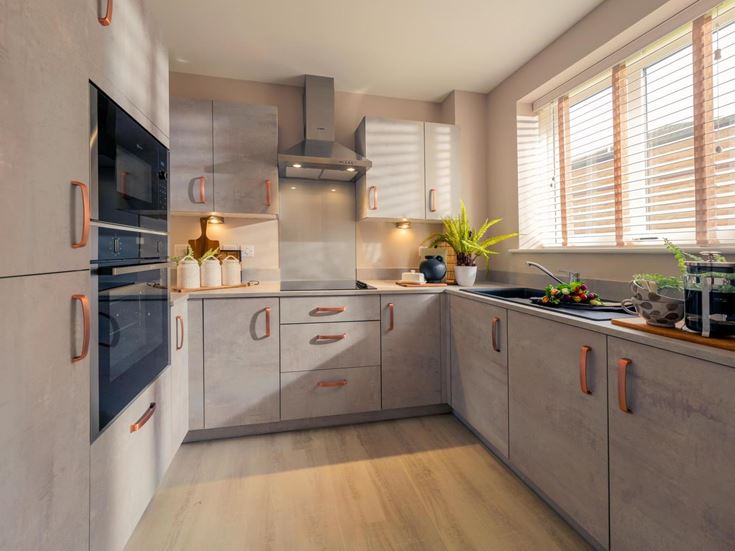 a kitchen with stainless steel appliances