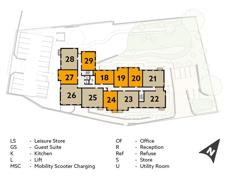 Apartment 23 position on plas glanrafon retirement properties for sale rent. Available.