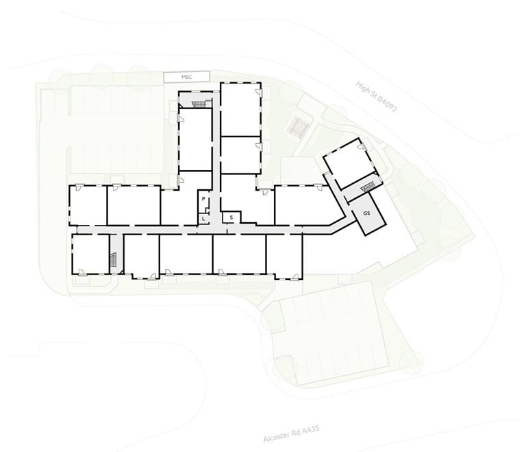 Apartment 39 position on diagram, engineering drawing. Available.