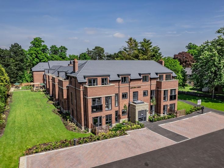 a large brick house