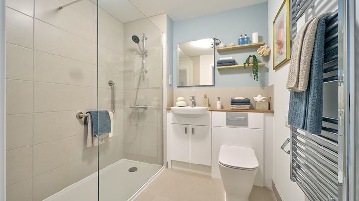 bathroom with shower