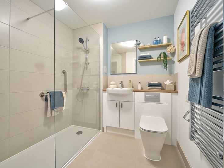 bathroom with shower