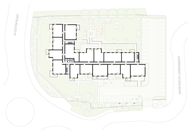 Apartment 26 position on diagram, engineering drawing. Available.
