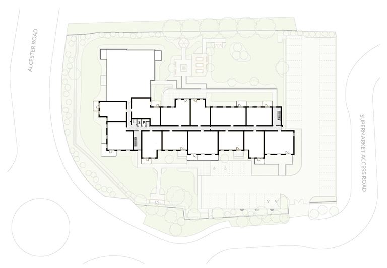 Apartment 47 position on diagram, engineering drawing. Available.