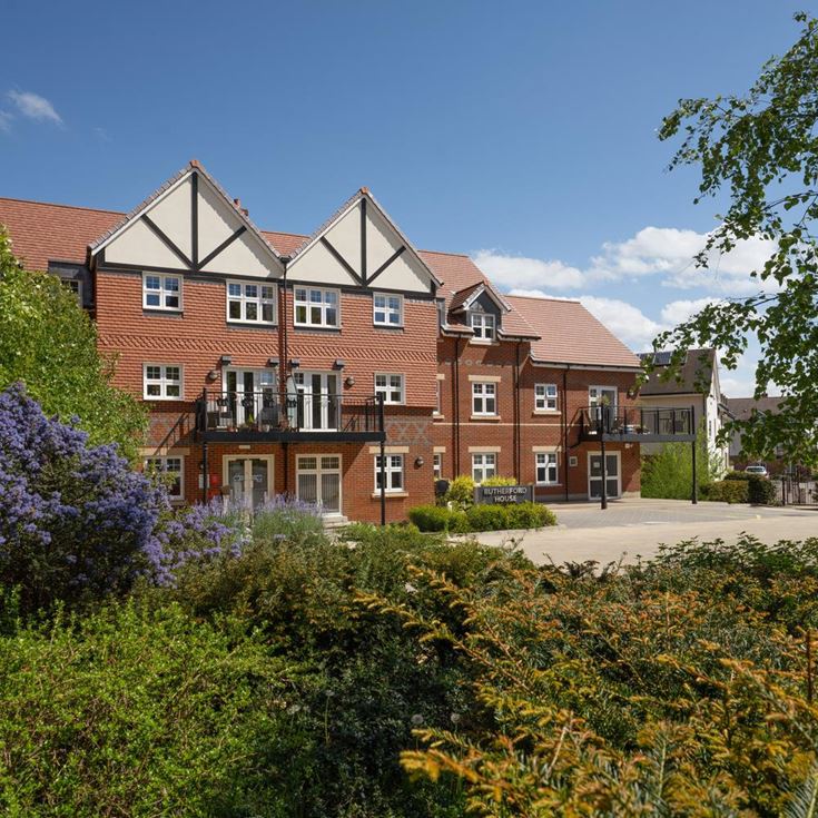 a large brick house