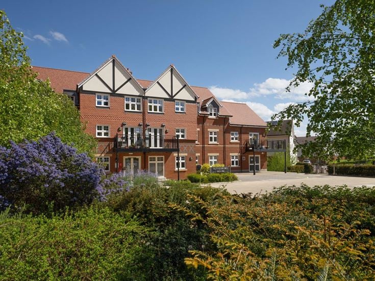 a large brick house