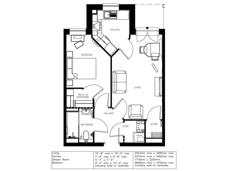 Apartment 47 floor plan