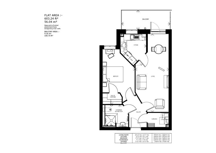Apartment 43 floor plan