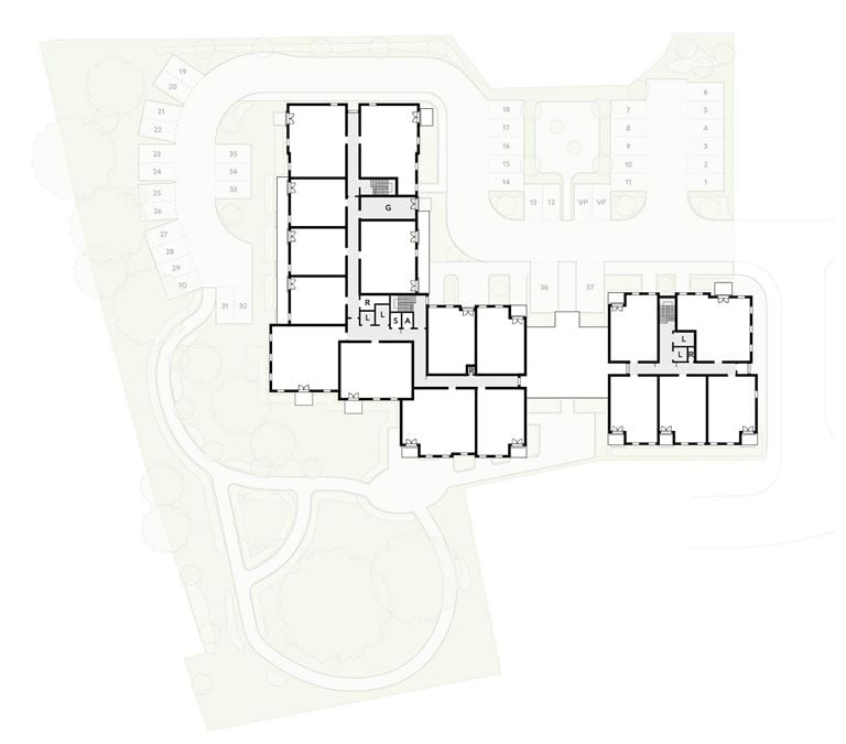 Apartment 46 position on diagram, engineering drawing. Available.