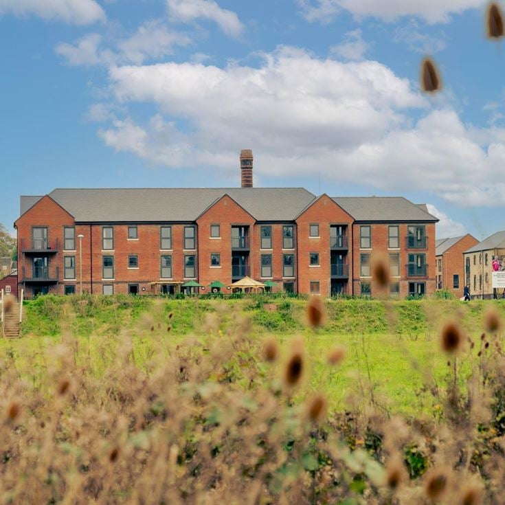 a large brick building