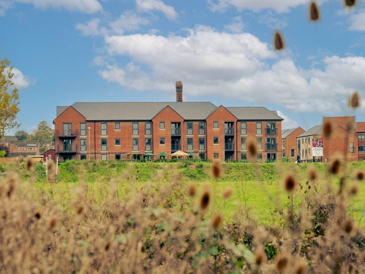 a large brick building