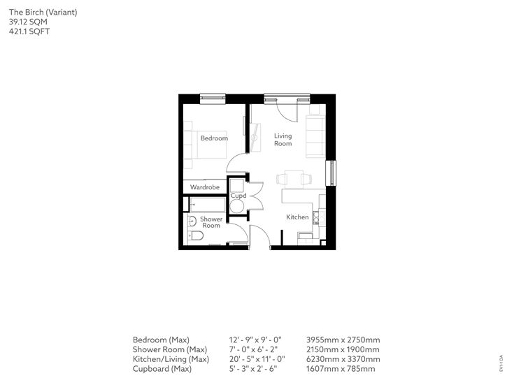 Apartment 19 floor plan