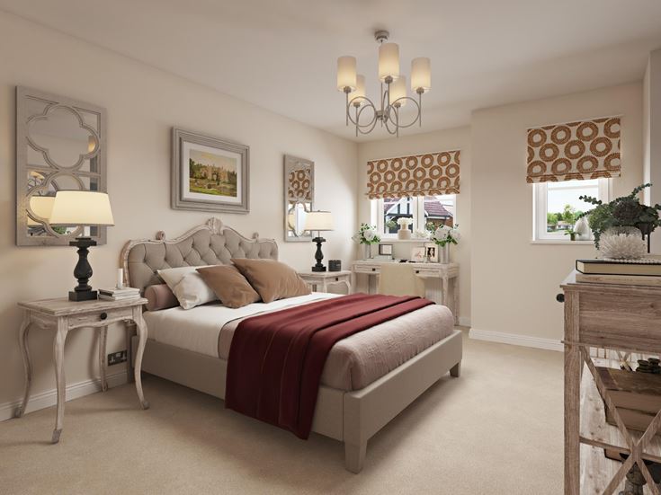typical bungalow bedroom