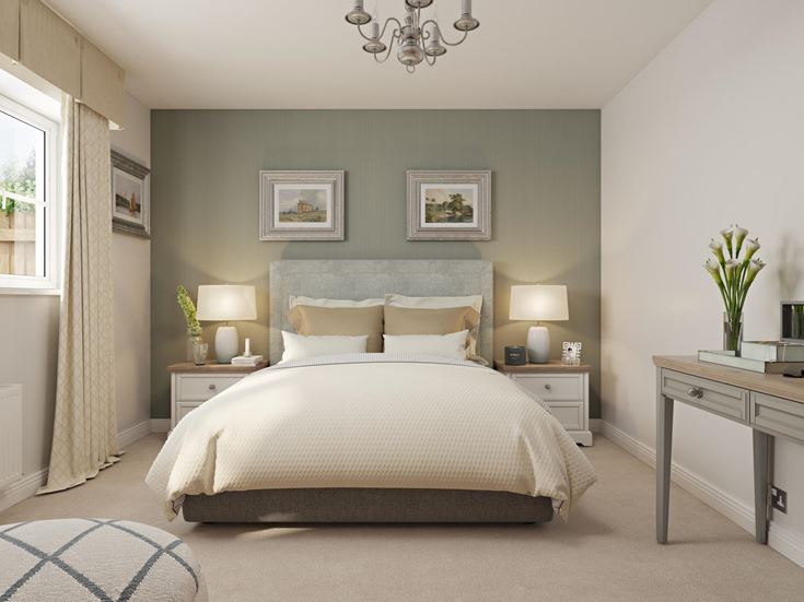typical bungalow bedroom