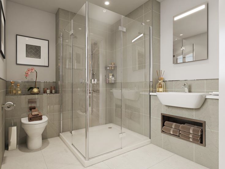 typical bungalow ensuite