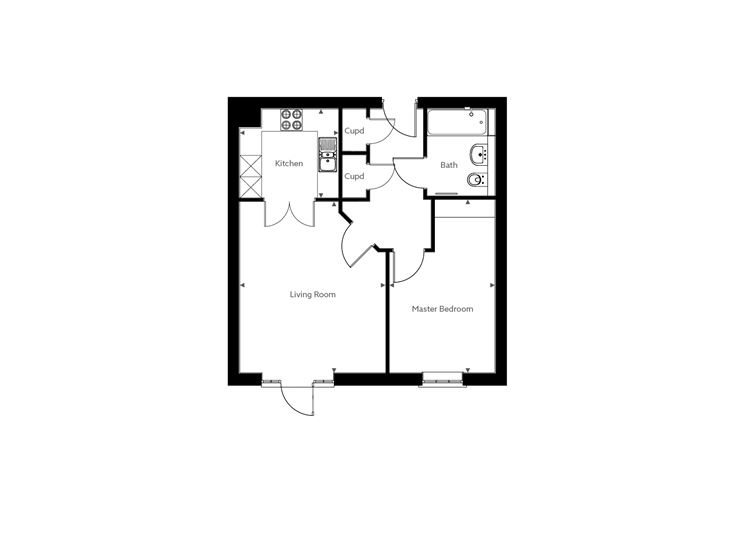 Apartment 2 floor plan