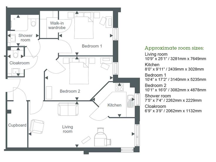 Apartment 49 floor plan
