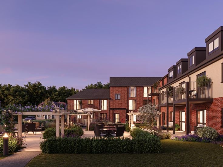 CGI exterior dusk