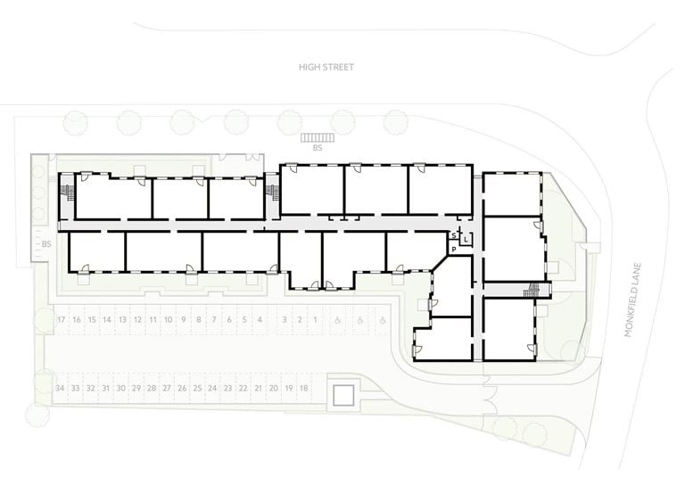 Apartment 41 position on diagram, engineering drawing. Available.