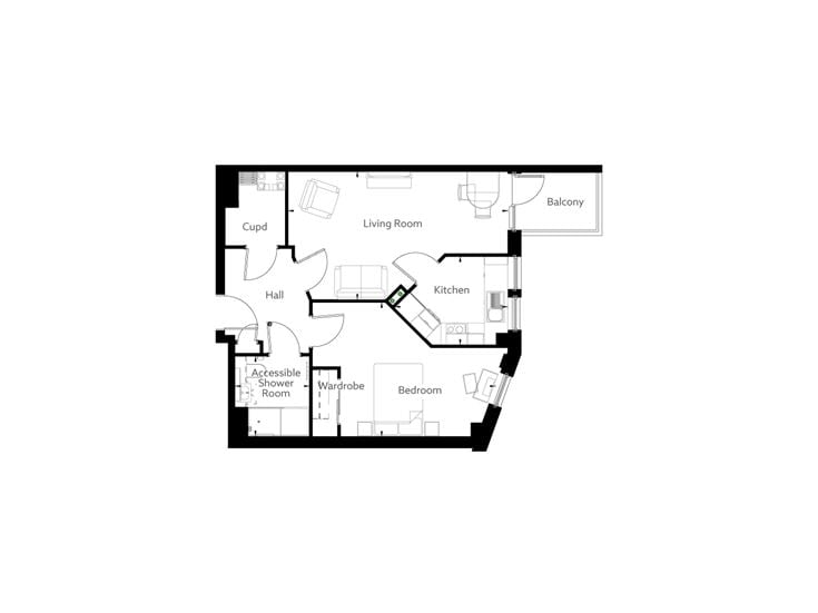 Apartment 18 floor plan