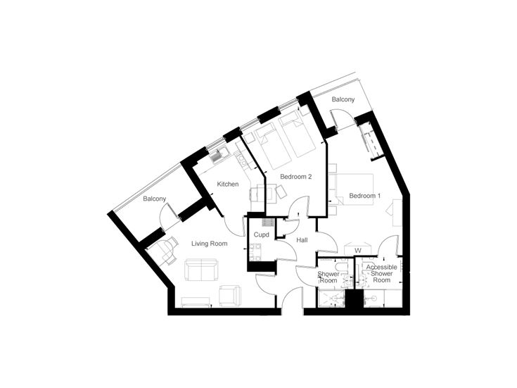 Apartment 11 floor plan