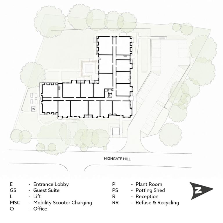 Apartment 36 position on diagram, engineering drawing. Available.