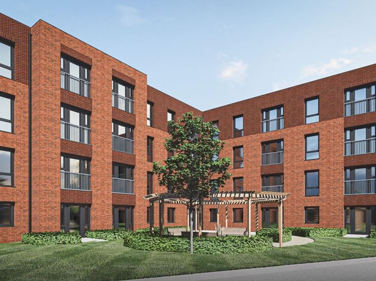 a large brick building