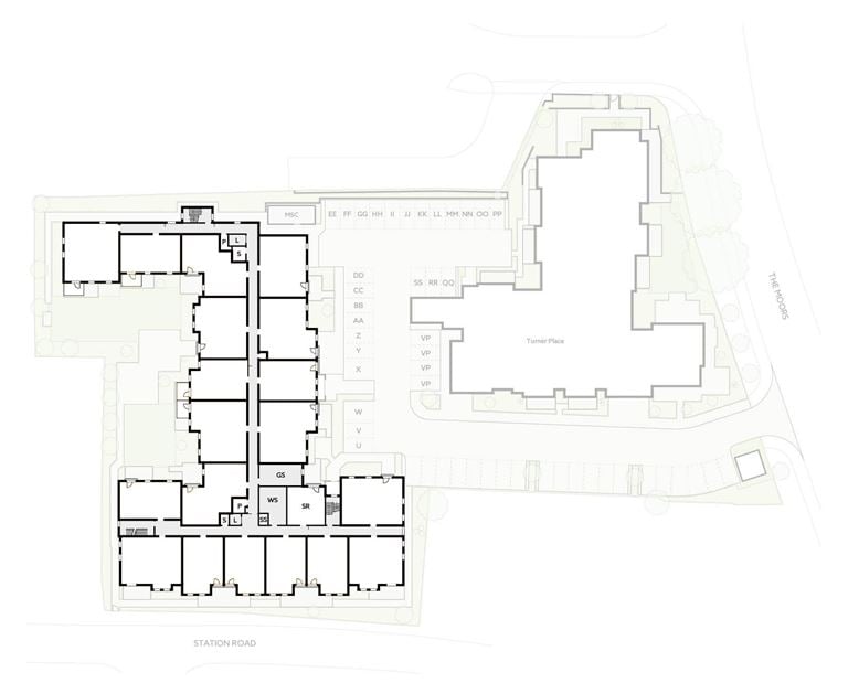 Apartment 27 position on diagram, engineering drawing. Available.