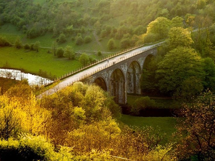 aerial view of headstone viaduct