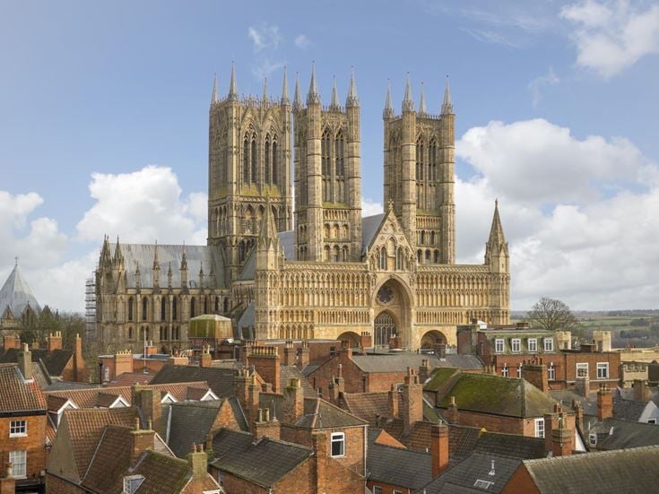 The stunning cathedral in nearby Lincoln