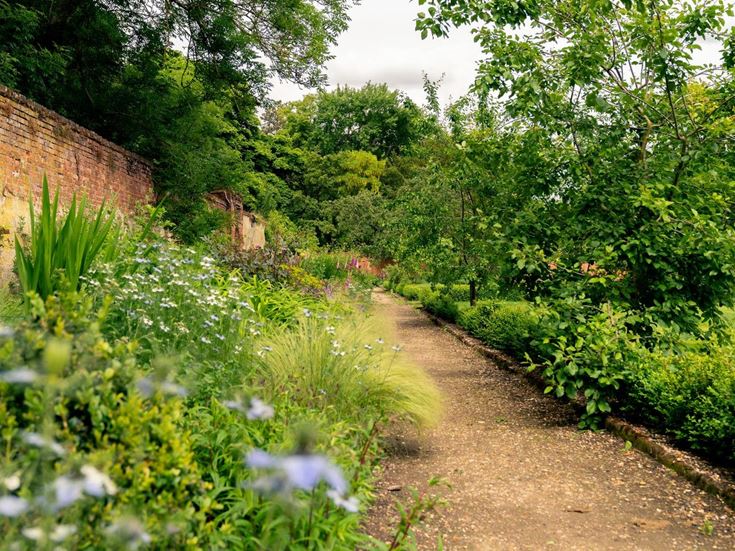A walled garden in Great Dunmow, Essex