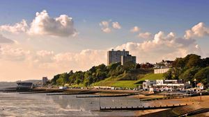 Three Shells Beach in Southend on Sea, Essex