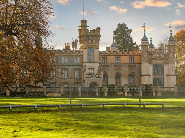 Knebworth House offers serene walks through the countryside.