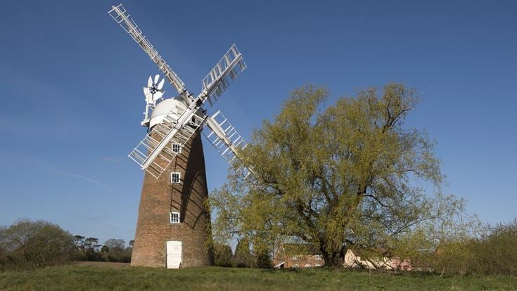 Billingford windmill near Harleston in Norfolk