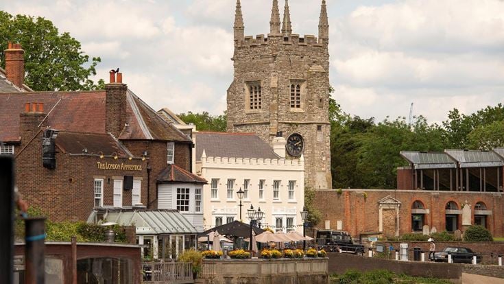 Historic buildings in the local area of Isleworth, Greater London.