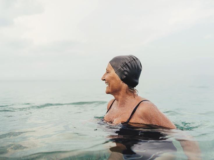 McCarthy & Stone woman wild swimming