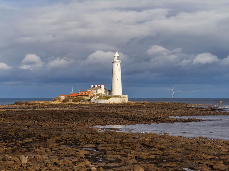 St Mary's Island Nature Reserve in Whitley Bay.