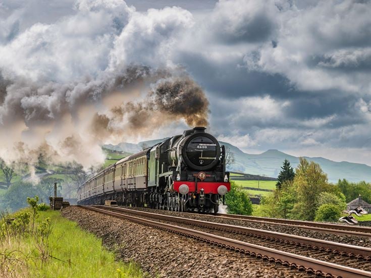 Steam Train on the Settle to Carlisle line