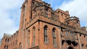 a large brick building